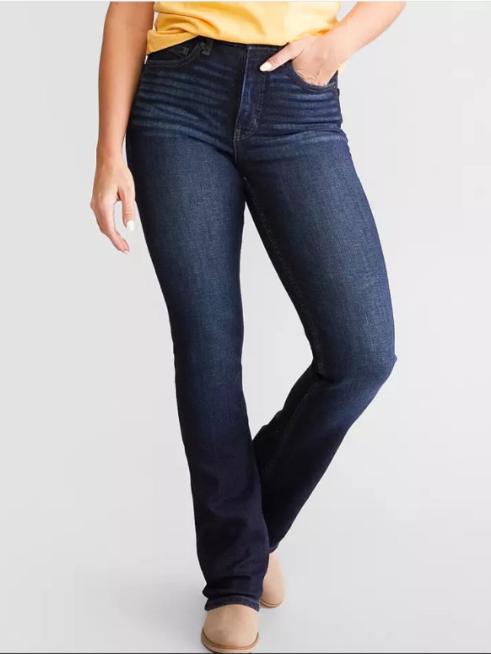 BKE Billie Tailored Boot Stretch Jeans | Medium Wash | Size 24W
